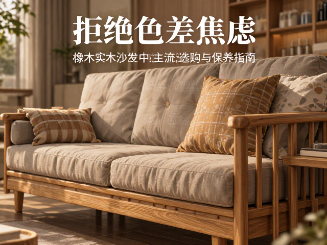 拒绝色差焦虑!橡木实木沙发中高端主流选购与保养指南