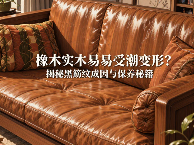 橡木实木沙发易受潮变形?揭秘黑筋纹成因与保养秘籍