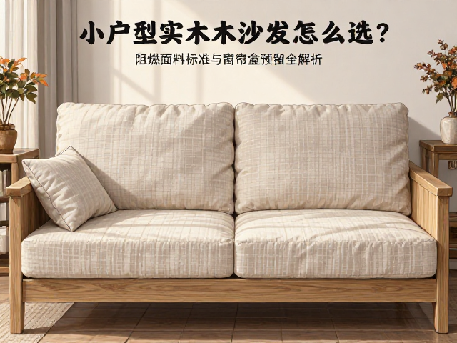小户型实木沙发怎么选?阻燃面料标准与窗帘盒预留全解析