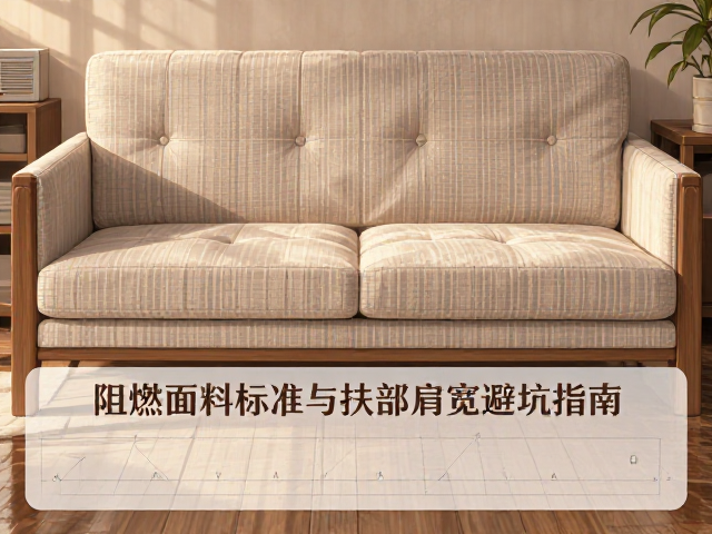 小户型实木沙发怎么选?阻燃面料标准与扶手肩宽避坑指南