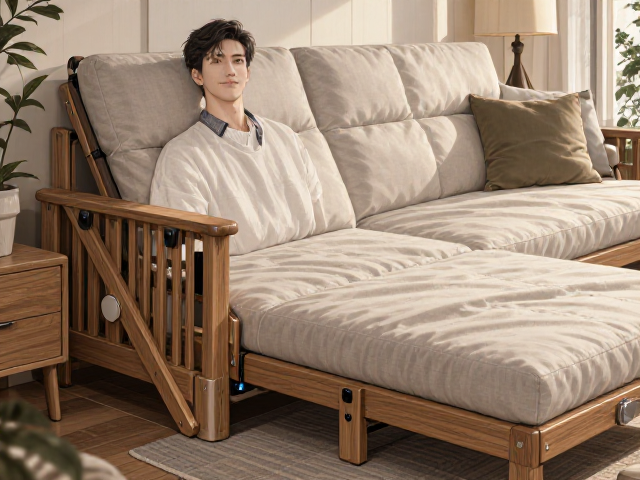 小户型实木沙发怎么选?语音控制,折叠沙发床,智能省空间神器