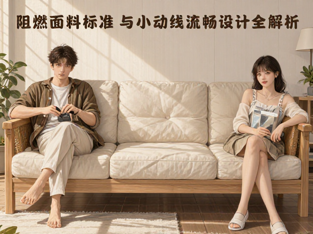 小户型实木沙发怎么选?阻燃面料标准与动线流畅设计全解析