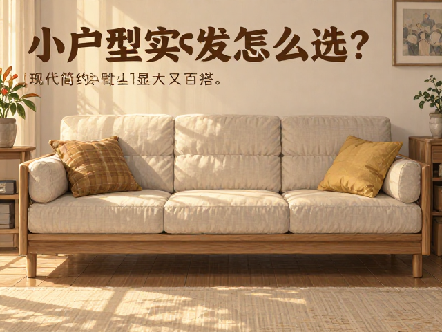 小户型实木沙发怎么选?现代简约款显大又百搭,小户型适配指南