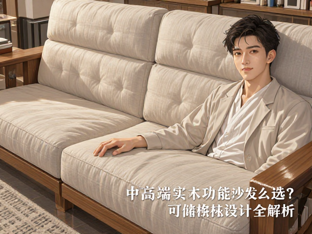 中高端实木功能沙发怎么选？阻燃面料，可储物设计全解析