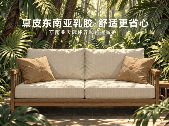 棉麻软包实木沙发配真皮需保养?试试东南亚乳胶,舒适更省心