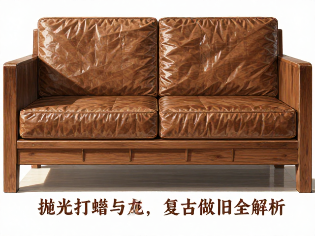 原木无漆实木沙发怎么选?抛光打蜡与复古做旧质感全解析