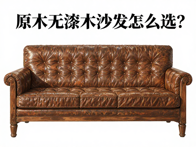 原木无漆实木沙发怎么选?抛光打蜡与复古做旧质感全解析