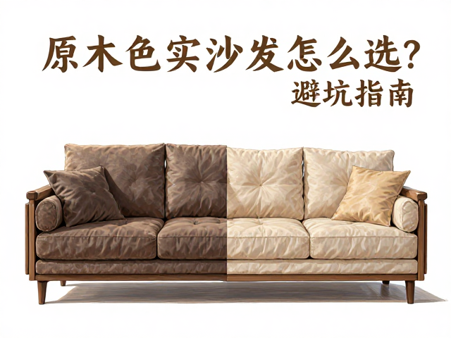 原木色实木沙发怎么选?棕色与榉木色对比,避坑指南