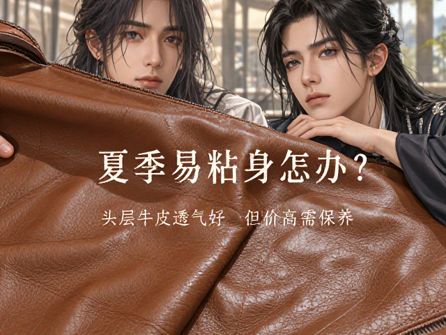 头层牛皮透气好但价高需保养,夏季易粘身咋办?
