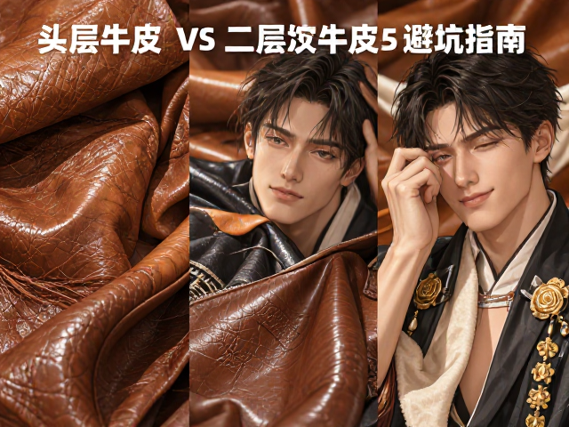 头层牛皮vs二层牛皮vs全皮,3大核心区别与避坑指南