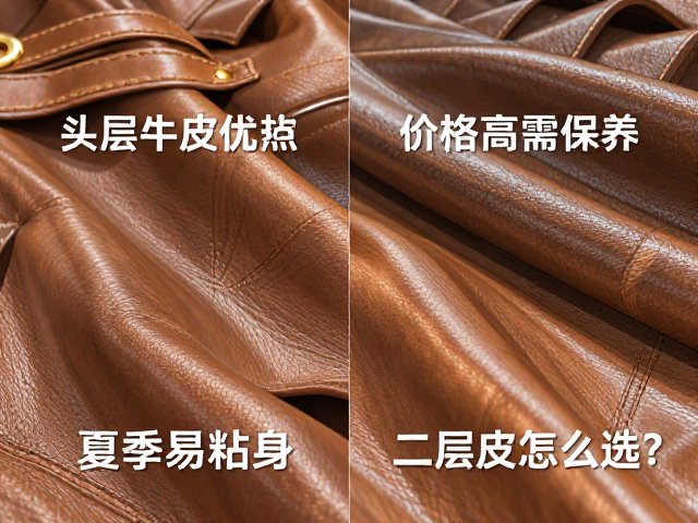 头层牛皮优缺点,价格高需保养,夏季易粘身,二层皮怎么选?