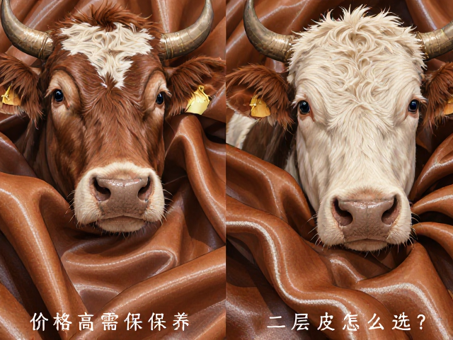头层牛皮优缺点,价格高需保养,夏季易粘身,二层皮怎么选?