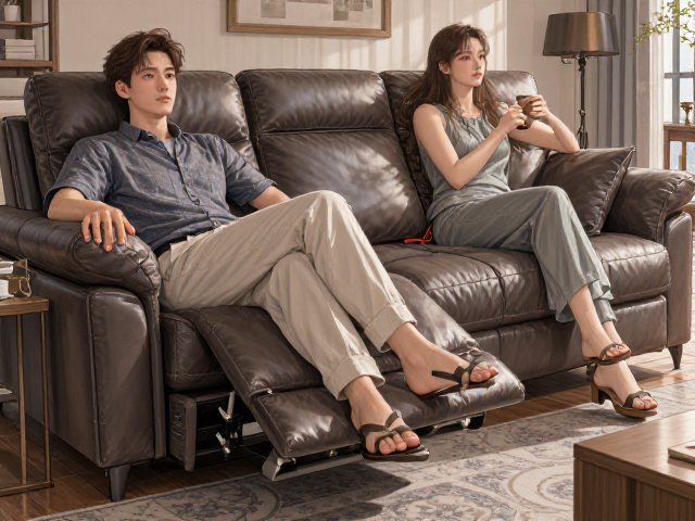 客厅主位选电动功能款沙发?电动调节细节全解析