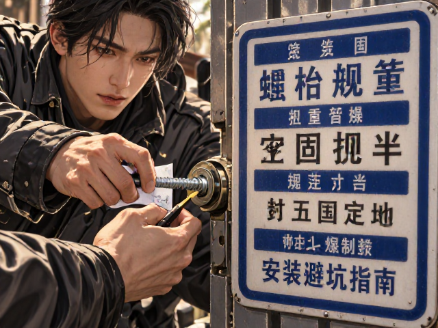 嵌入式承重限制标识与螺丝紧固规范,安装避坑指南