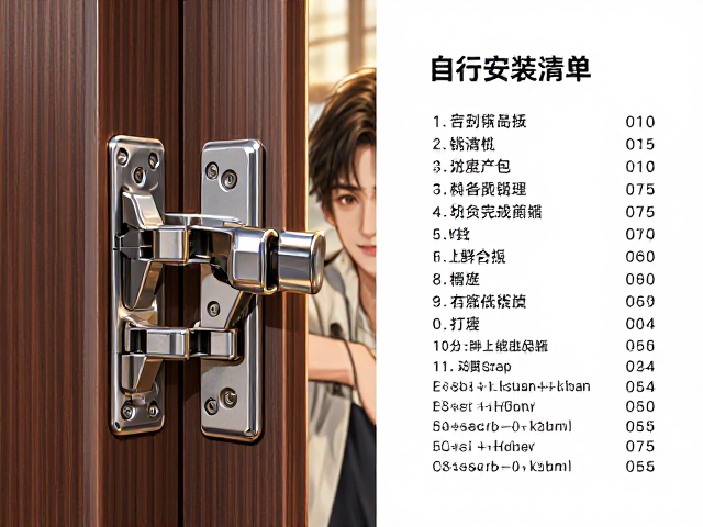 嵌入式自行安装指南,门板铰链与把手精准安装教程