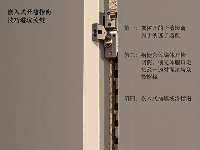 嵌入式墙体开槽指南,旋转铰链安装技巧与避坑指南