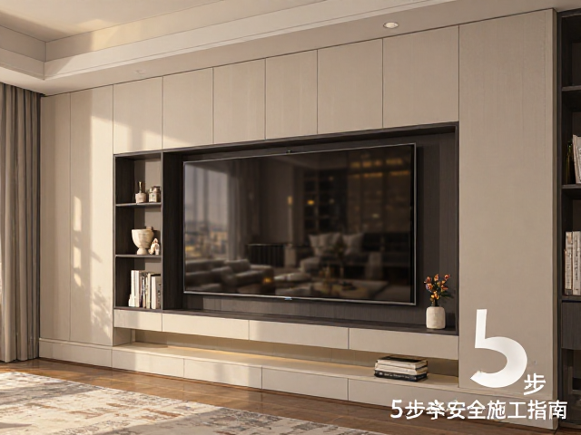 嵌入式电视柜轻体墙怎么加固?5步安全施工指南