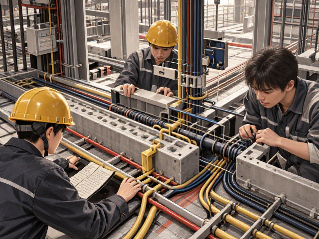 嵌入式电气线路避让与托板支撑施工规范,避开隐患保安全