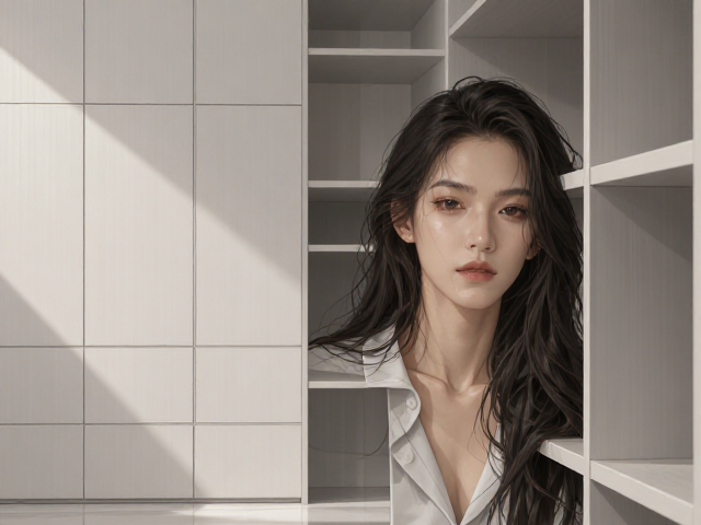 现代简约风，单色空间下的人性化储物设计，打造极简美学之家