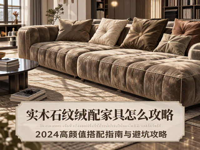 实木石纹绒布家具怎么选?2024高颜值搭配指南与避坑攻略