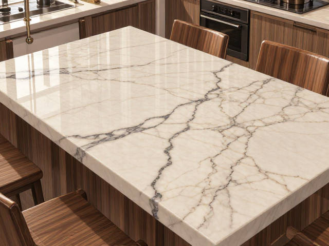 3000-15000元/平米岩板/石材、实木、亚克力哪种台面更值?