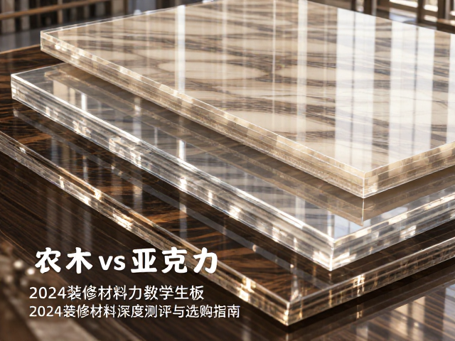 实木vs亚克力vs高分子复合板,2024装修材料深度测评与选购指南