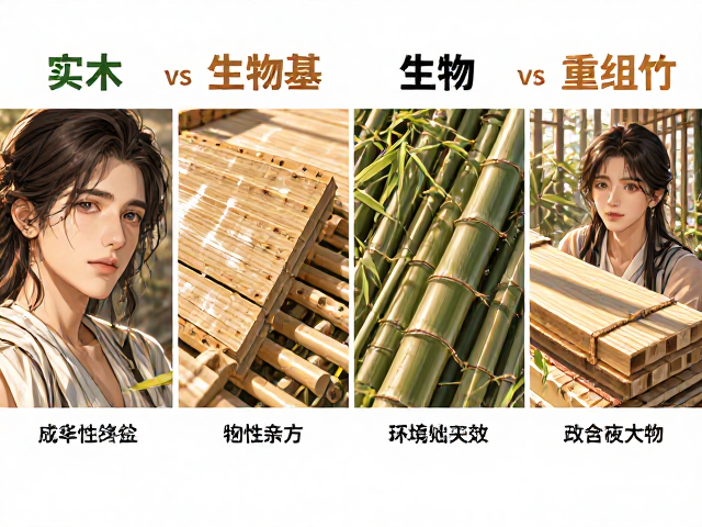 实木vs生物基vs重组竹,环保建材怎么选?2024最新对比评测
