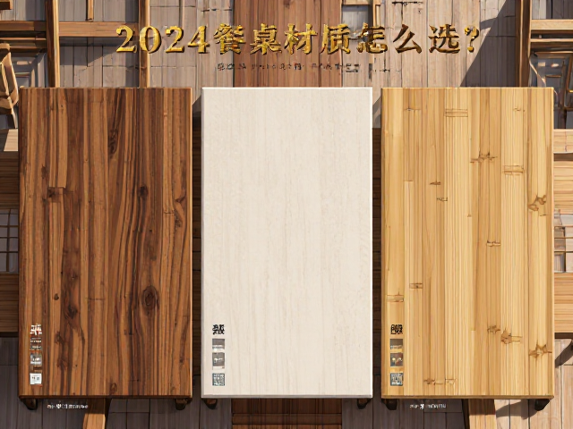 实木vs岩板vs重组竹,2024餐桌材质怎么选?避坑指南,深度测评