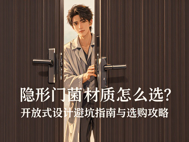 隐形门抗菌材质怎么选?开放式设计避坑指南与选购攻略