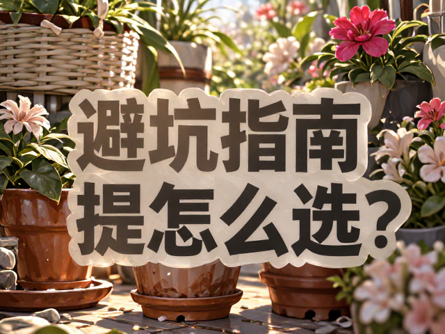避坑指南,半截式花盆怎么选?避免阳光直射才是养花关键