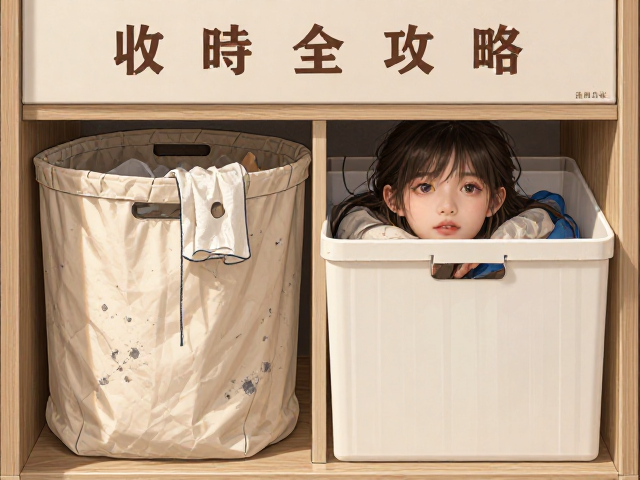 家用脏衣篓收纳柜怎么选？板材清洁擦拭全攻略，防潮防霉不藏污