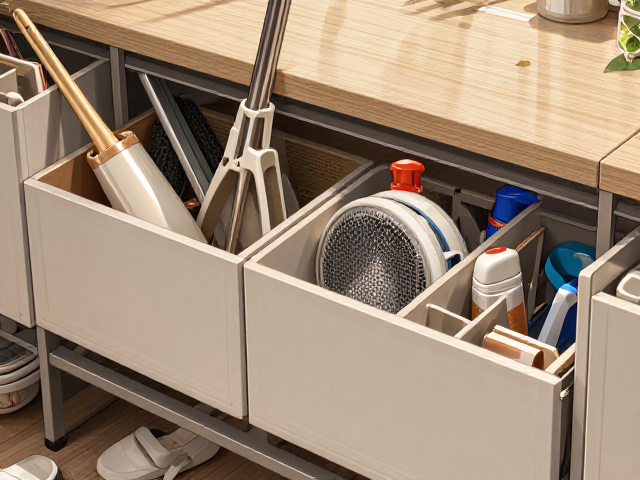 阳台清洁工具收纳柜怎么选?家用神器,整洁收纳不占地