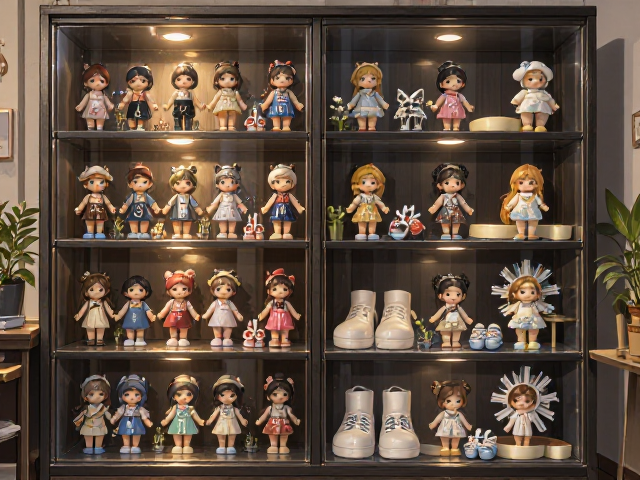 家用模型手办与鞋履展示柜，高颜值收纳神器，打造专属收藏室