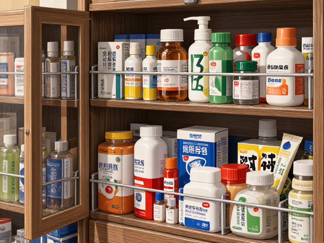 家用药品分类收纳与清洁工具收纳柜,打造整洁家居空间