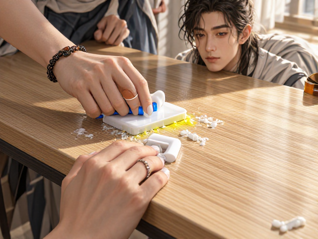书桌一体生态板怎么洗?塑料件清洁妙招,干净不发黄