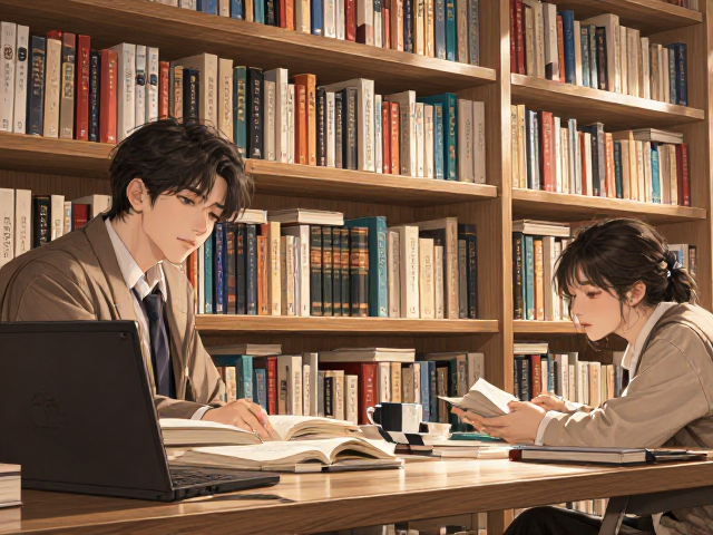 书桌一体设计，书籍存放与书房隔断架的收纳美学