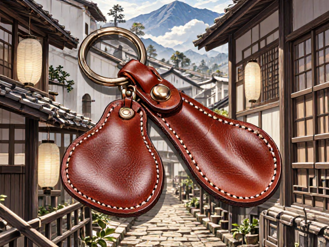 日本栃木县皮革挂件钥匙扣，手工匠艺与品质之选