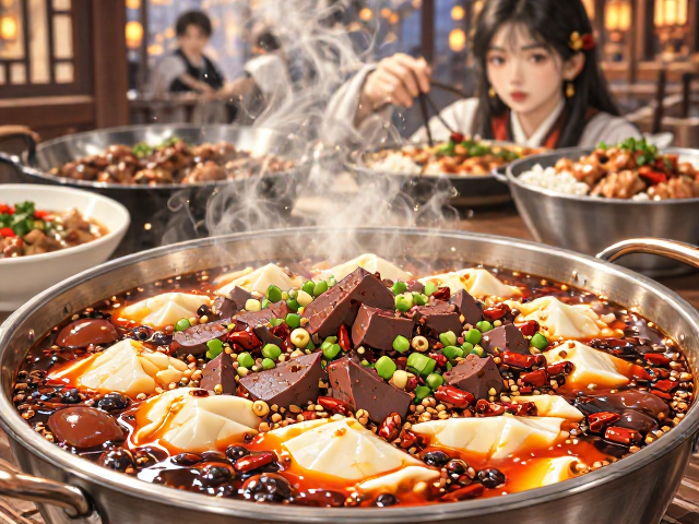泼油激香与最终呈现:味蕾的终极释放