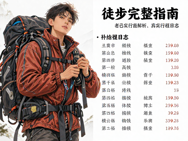 单人徒步完整指南,补给费用解析与真实行程日志