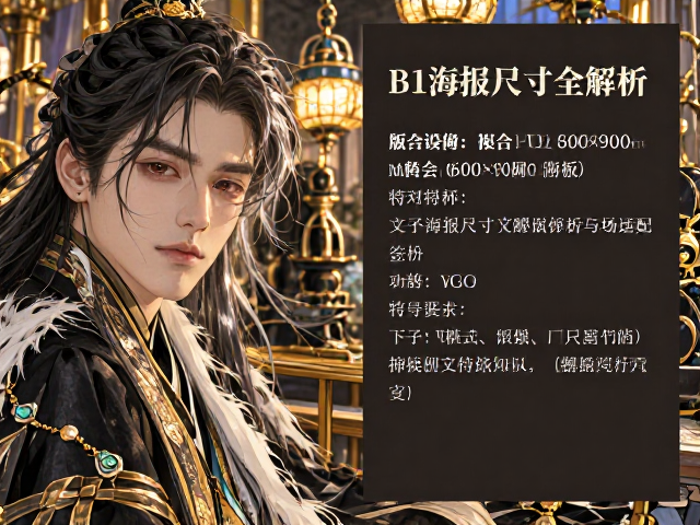 B1海报尺寸解析与场景适配差异