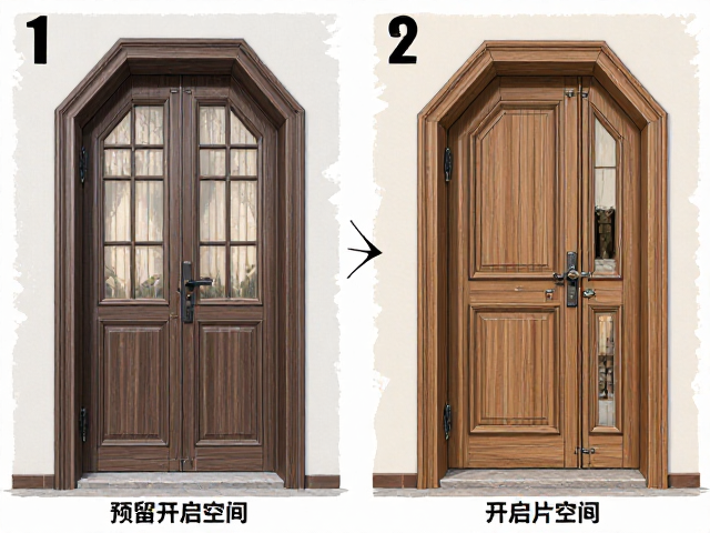 小型多边形平开门怎么选？常规尺寸预留开启空间全攻略