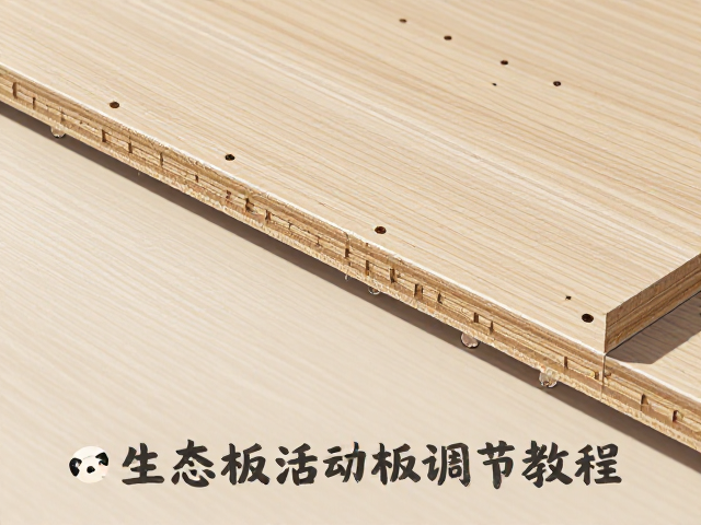 装修必看，成品生态板活动层板调节教程，精准适配不翻车