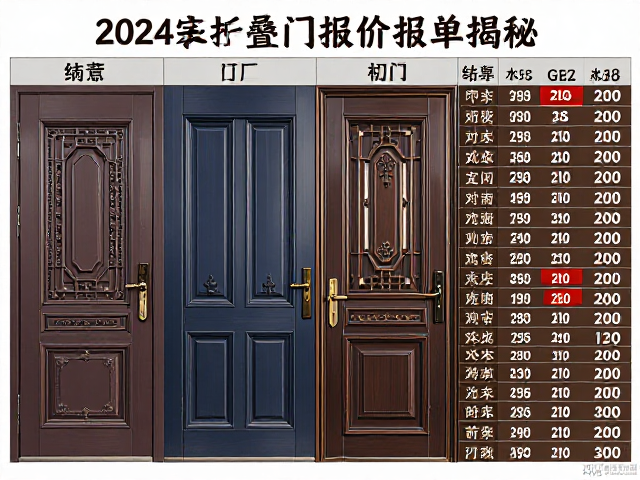 2024折叠门全包套餐价多少?成品门安装报价清单揭秘