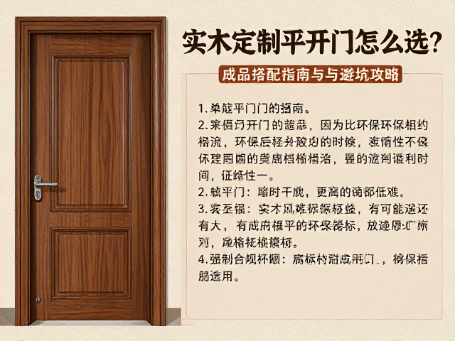 实木定制平开门怎么选?成品搭配指南与避坑攻略