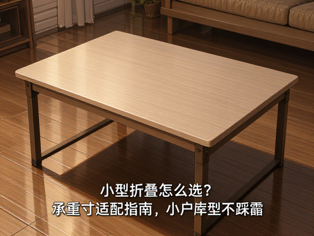 小型可伸缩折叠桌怎么选?承重尺寸适配指南,小户型不踩雷