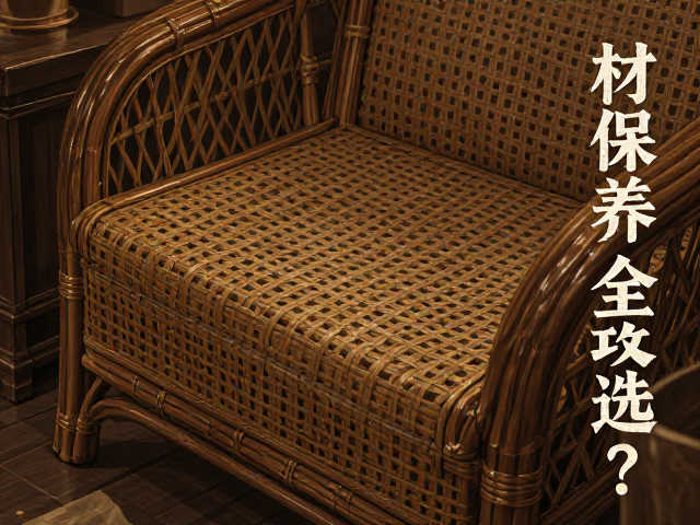 中古风实木藤编家具怎么选?材质解析与保养全攻略