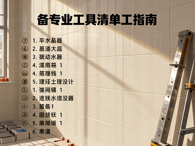瓷砖墙面怎么落地？必备专业工具清单与施工指南