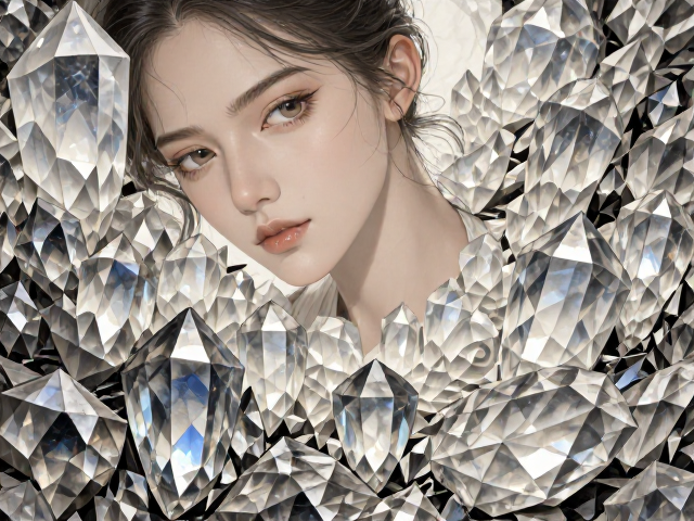 水晶与纸艺的碰撞，揭秘极致釉面美观的艺术呈现