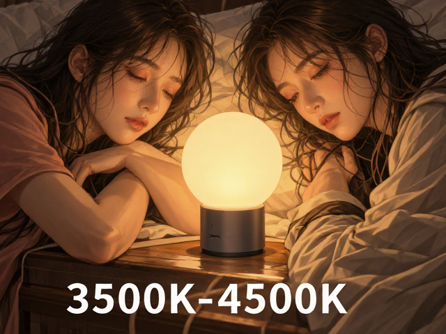 LED卧室氛围灯怎么选?3500K-4500K自然光助你一夜好眠