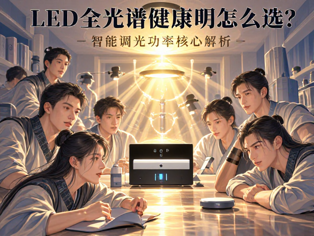 LED全光谱健康照明怎么选?智能调光功率核心解析